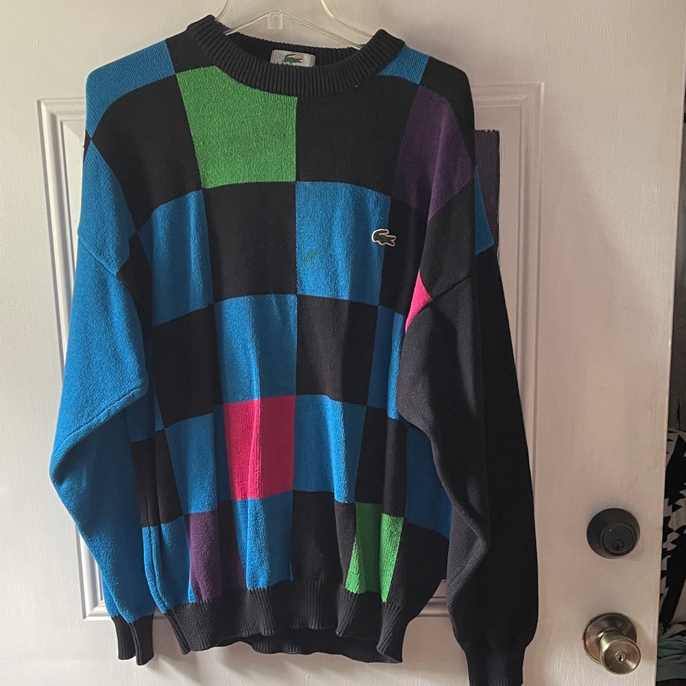 Lacoste Men's Color Block Crewneck Sweater